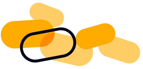 Elemento gráfico amarillo acompañando contenido de prevención VIH Panamá.