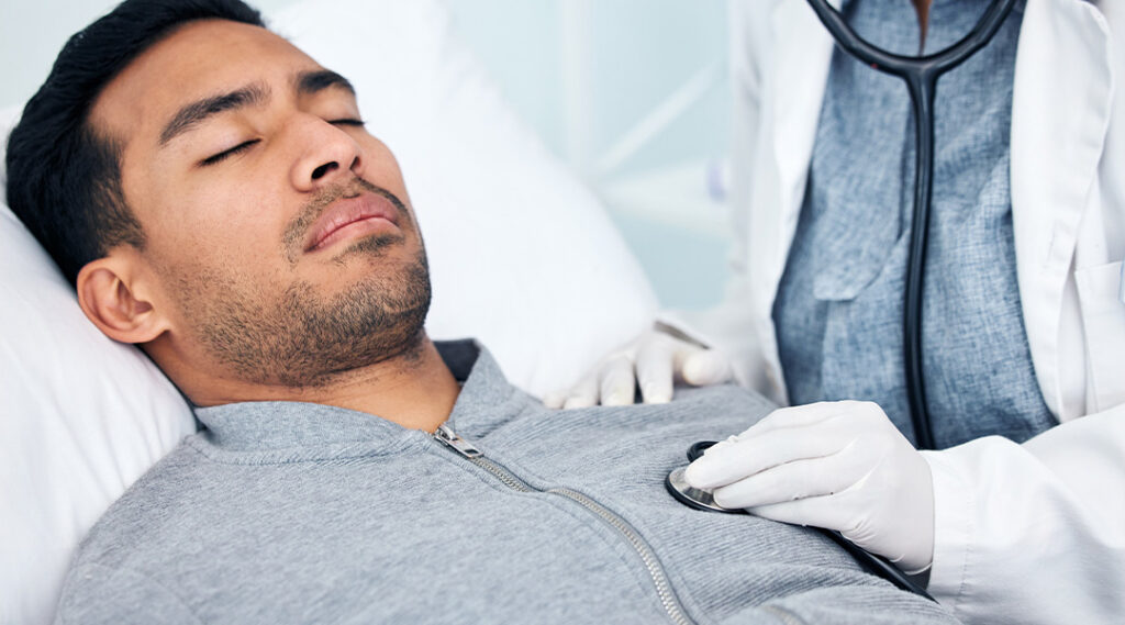 Revisón para tomar PEP en el hospital por si tenía VIH.
